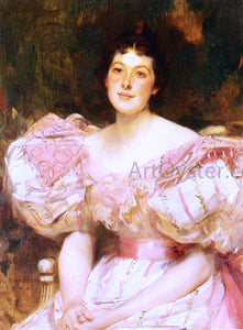  Sir James Jebusa Shannon Portrait of a Lady - Art Print