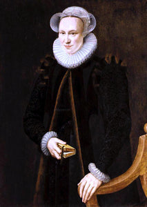  Adriaen Thomasz Key Portrait of a Lady - Art Print