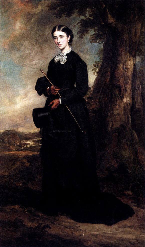  Sir Francis Grant Portrait of a Lady - Art Print