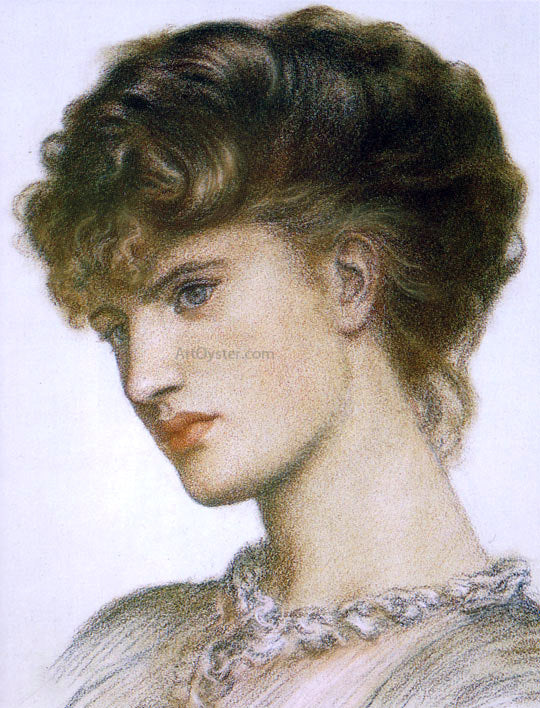  Dante Gabriel Rossetti Portrait of a Lady - Art Print