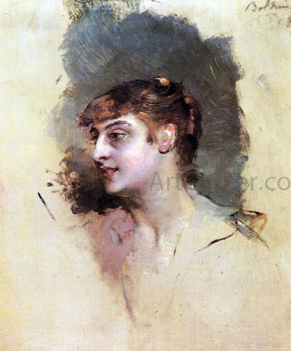  Giovanni Boldini Portrait of a Lady - Art Print
