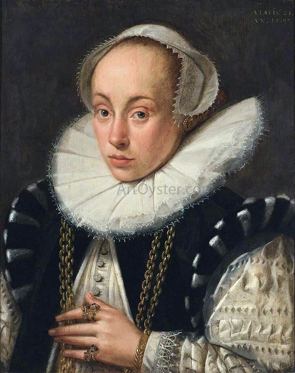  Gortzius Geldorp Portrait of a Lady - Art Print