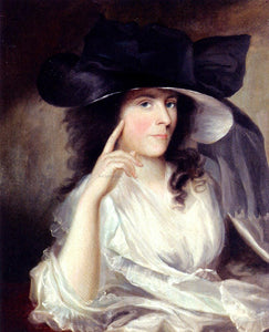  Rev. Matthew William Peters Portrait of a Lady - Art Print