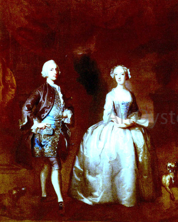  Joseph Highmore Portrait of A Lady And Gentleman - Art Print