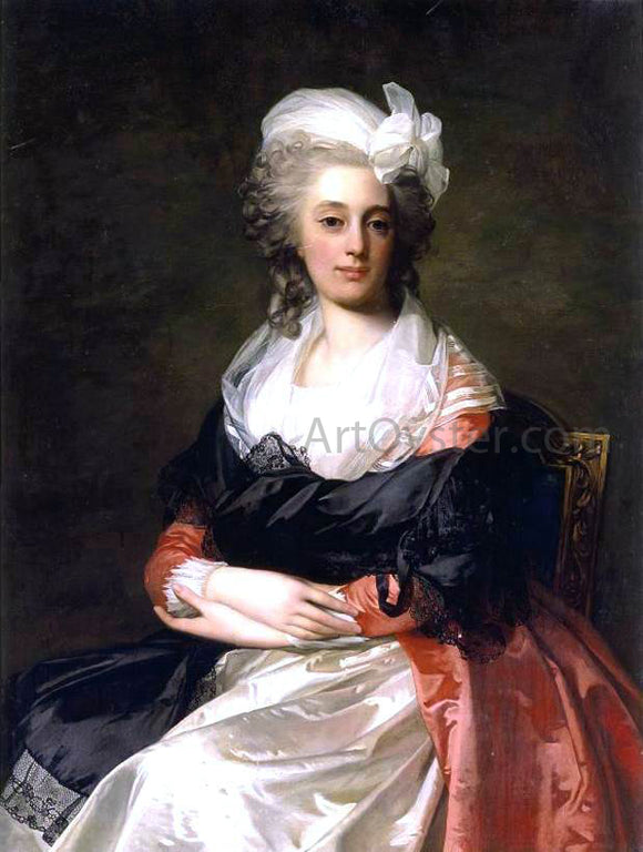  Jean Laurent Mosnier Portrait of a Lady - Art Print