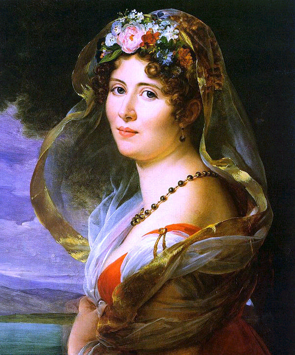  Francois Gerard Portrait of a Lady - Art Print