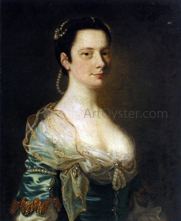  Joseph of Derby Portrait of a Lady - Art Print