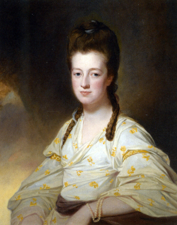  George Romney Portrait of a Lady Dorothy Cavendish Wife of William Cavendish Bentinck 3rd Duke of Portland - Art Print