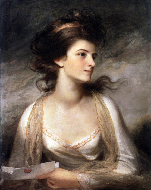  John Hoppner Portrait of a Lady - Art Print
