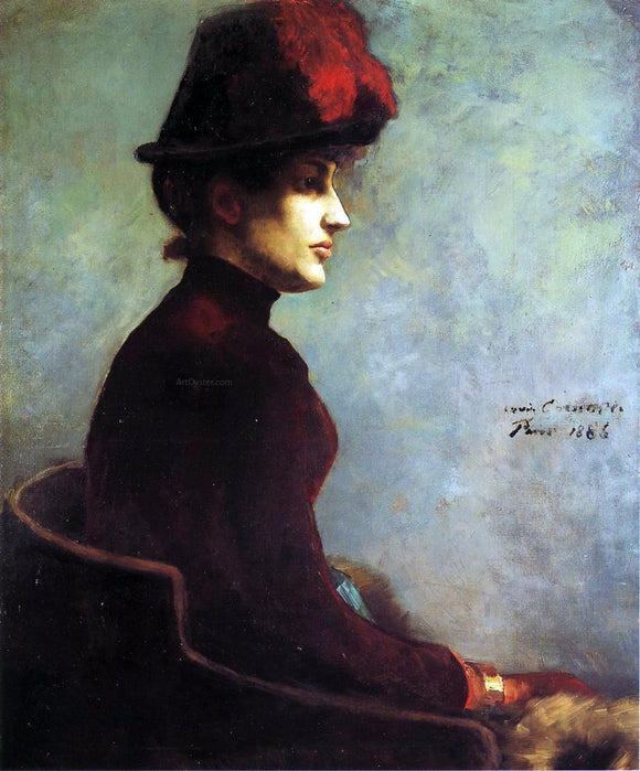 Lovis Corinth Portrait of a Lady - Art Print