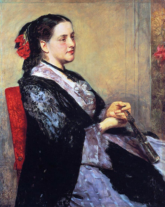  Mary Cassatt Portrait of a Lady of Seville - Art Print