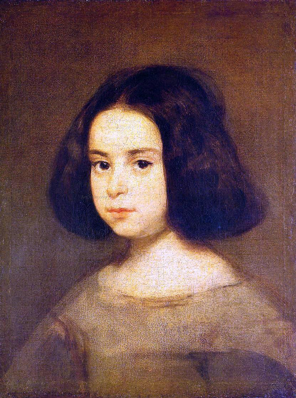  Diego Velazquez Portrait of a Little Girl - Art Print