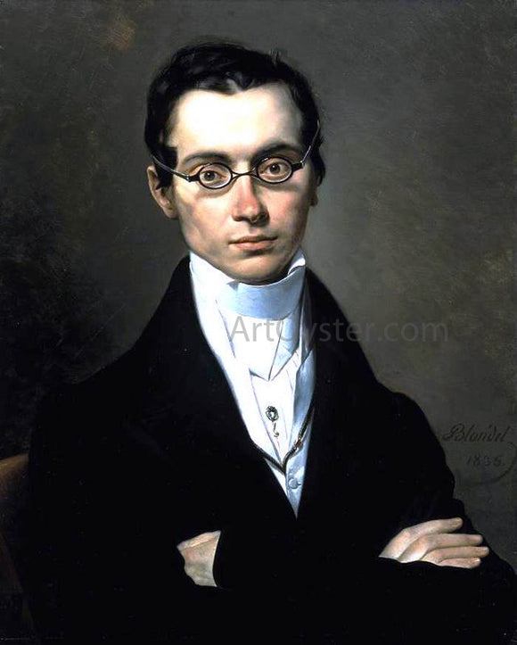  Merry-Joseph Blondel Portrait of a Man - Art Print