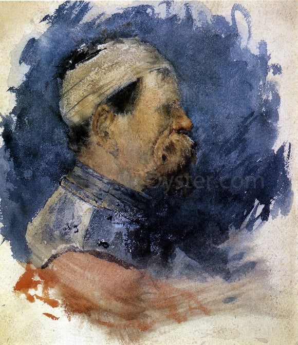  William Merritt Chase Portrait of a Man - Art Print