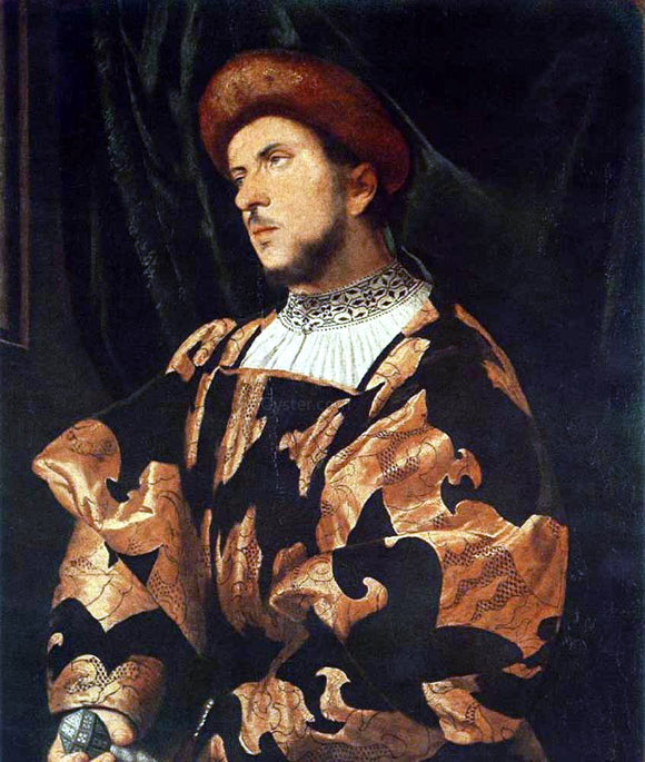 Girolamo Romanino Portrait of a Man - Art Print