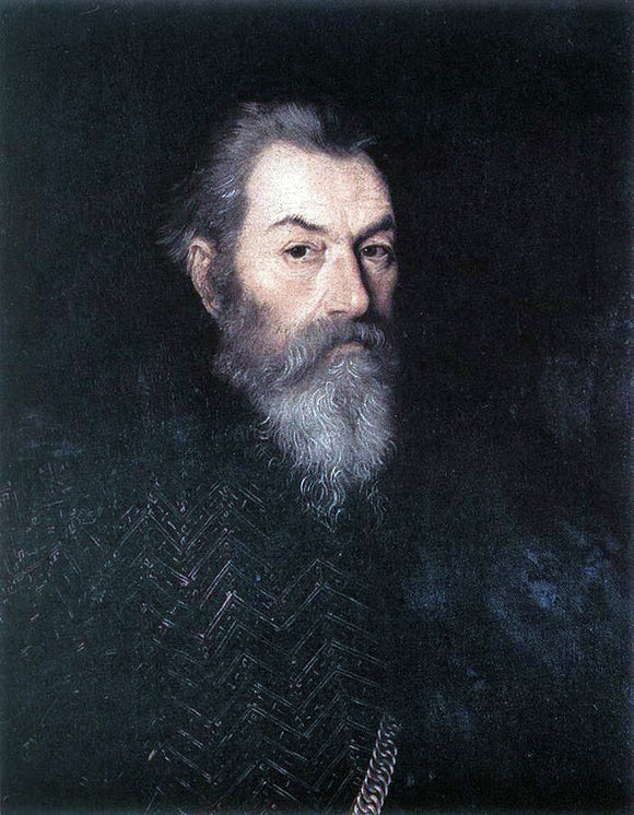  Paolo Farinati Portrait of a Man - Art Print