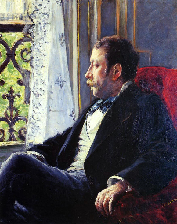  Gustave Caillebotte Portrait of a Man - Art Print