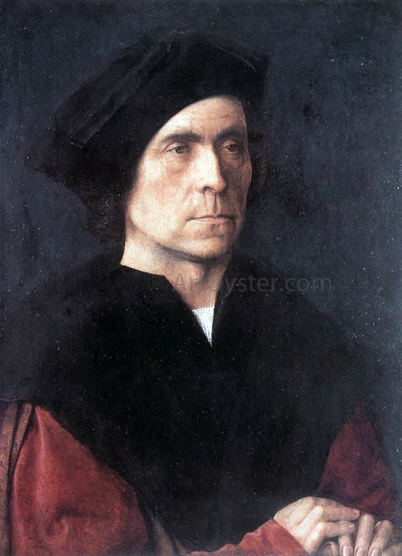  Michel Sittow Portrait of a Man - Art Print