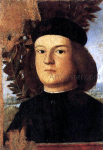  Marco Basaiti Portrait of a Man in a Cap - Art Print
