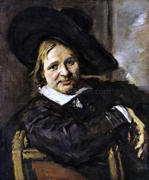  Frans Hals Portrait of a Man in a Slouch Hat - Art Print