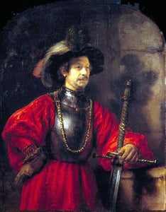  Rembrandt Van Rijn Portrait of a Man in Military Dress - Art Print
