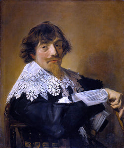  Frans Hals Portrait of a man, possibly Nicolaes Hasselaer - Art Print