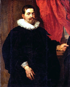 Peter Paul Rubens Portrait of a Man, Probably Peter Van Hecke - Art Print