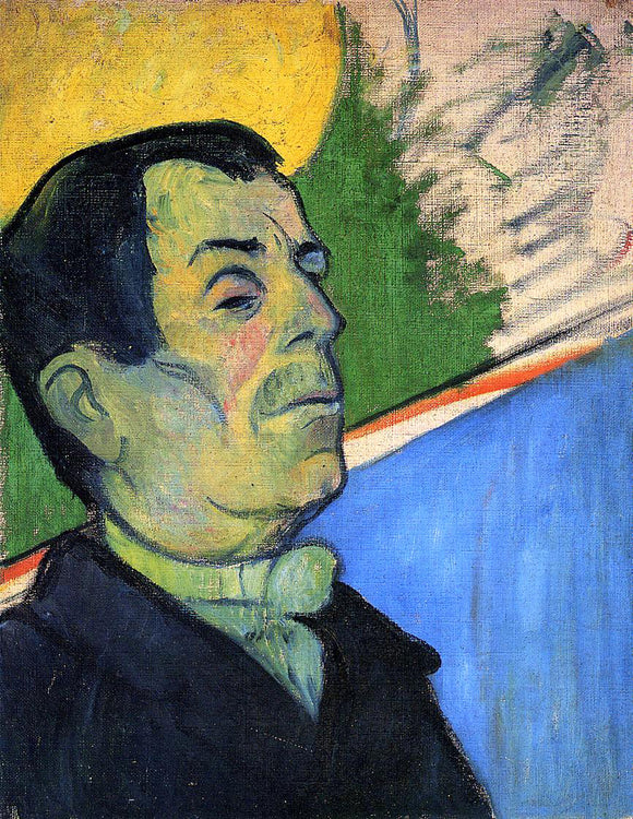  Paul Gauguin Portrait of a Man Wearing a Lavalliere - Art Print