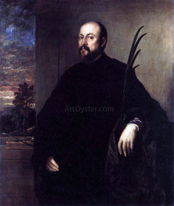  Titian Portrait of a Man with a Palm - Art Print