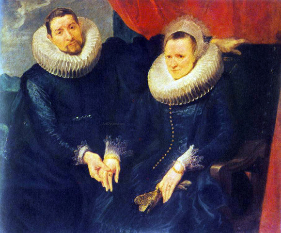  Sir Antony Van Dyck Portrait of a Married Couple - Art Print
