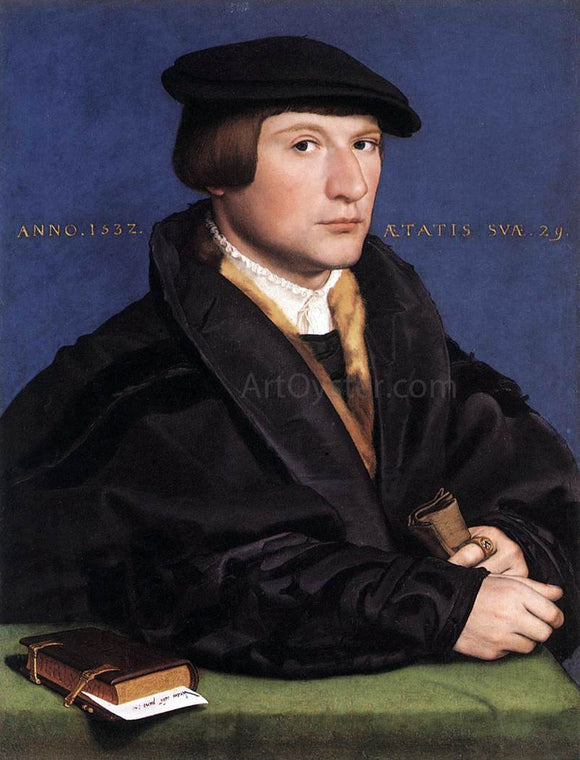  The Younger Hans Holbein Portrait of a Member of the Wedigh Family - Art Print