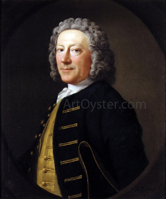  Allan Ramsay Portrait of a Naval Officer - Art Print