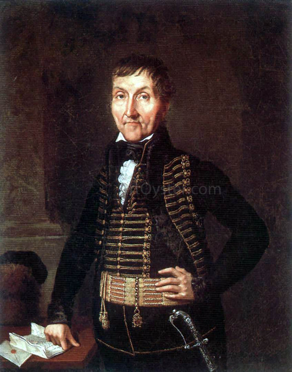  Janos Rombauer Portrait of a Nobleman - Art Print