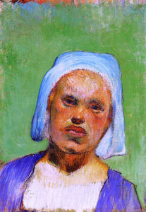  Paul Gauguin Portrait of a Pont-Aven Woman (Marie Louarn?) - Art Print