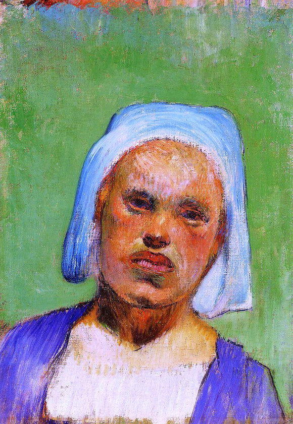  Paul Gauguin Portrait of a Pont-Aven Woman (Marie Louarn?) - Art Print