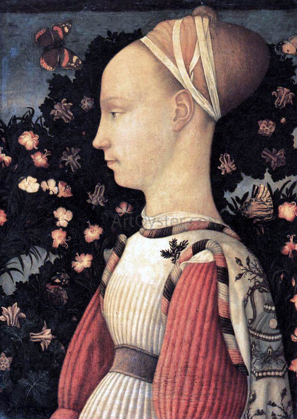  Antonio Pisanello Portrait of a Princess of the House of Este - Art Print