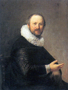  Rembrandt Van Rijn Portrait of a Seated Man - Art Print