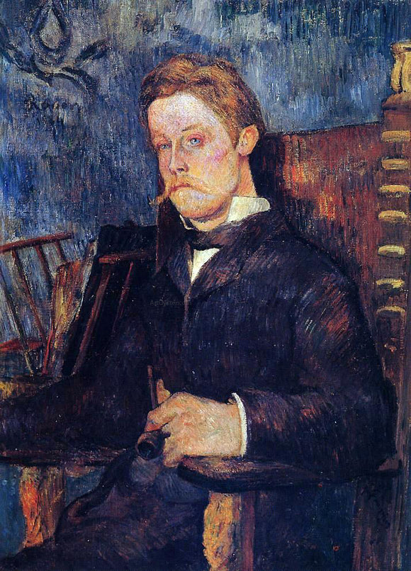  Paul Gauguin Portrait of a Seated Man - Art Print