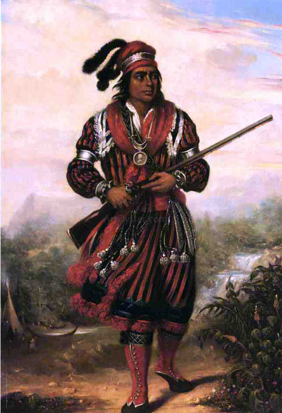  Stuart Westmacott Portrait of a Seminole Chief, North America - Art Print