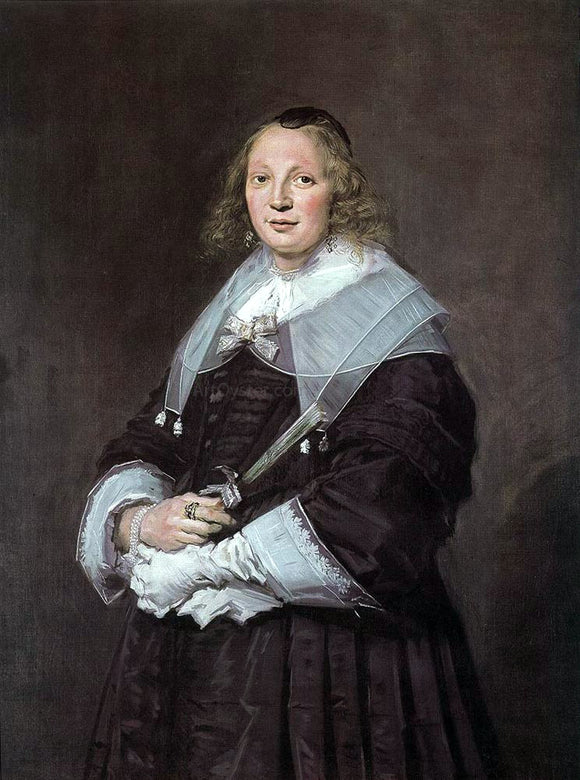  Frans Hals Portrait of a Standing Woman - Art Print