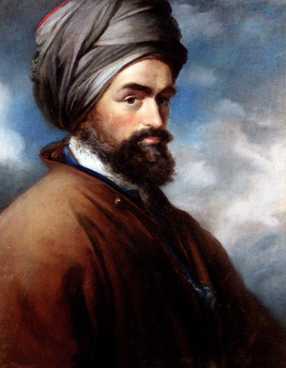  John Russell Portrait of a Turk - Art Print
