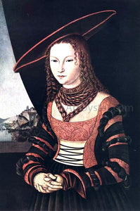  The Elder Lucas Cranach Portrait of a Woman - Art Print