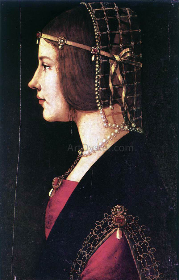  Ambrogio De Predis Portrait of a Woman - Art Print