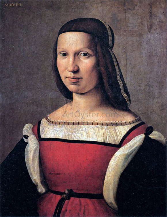  Ridolfo Ghirlandaio Portrait of a Woman - Art Print