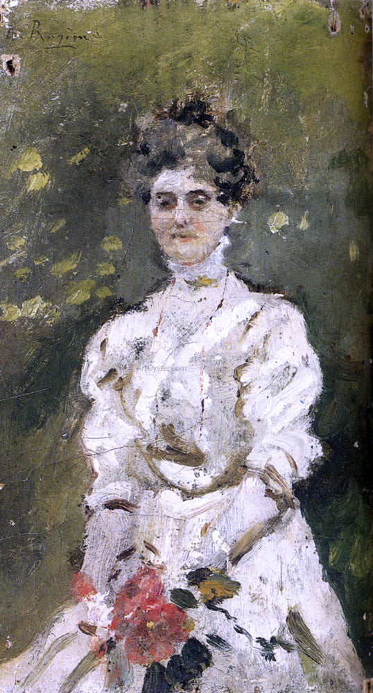  Raffaele Ragione Portrait of a Woman - Art Print