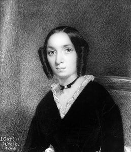  John Carlin Portrait of a Woman - Art Print