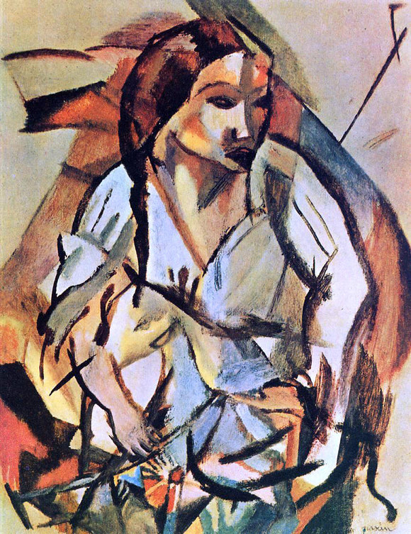  Jules Pascin Portrait of a Woman - Art Print