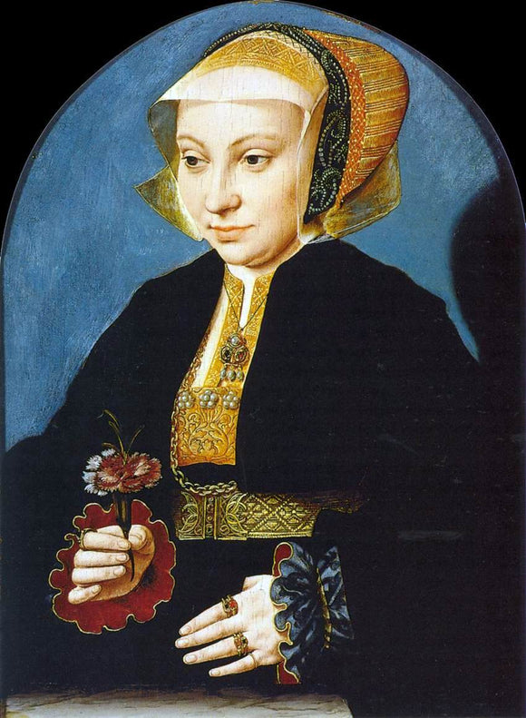  Barthel Bruyn Portrait of a Woman - Art Print