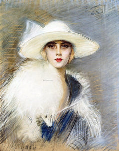  Paul Cesar Helleu Portrait of a Woman - Art Print