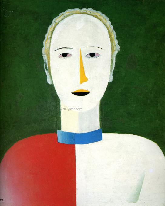  Kazimir Malevich Portrait of a Woman - Art Print